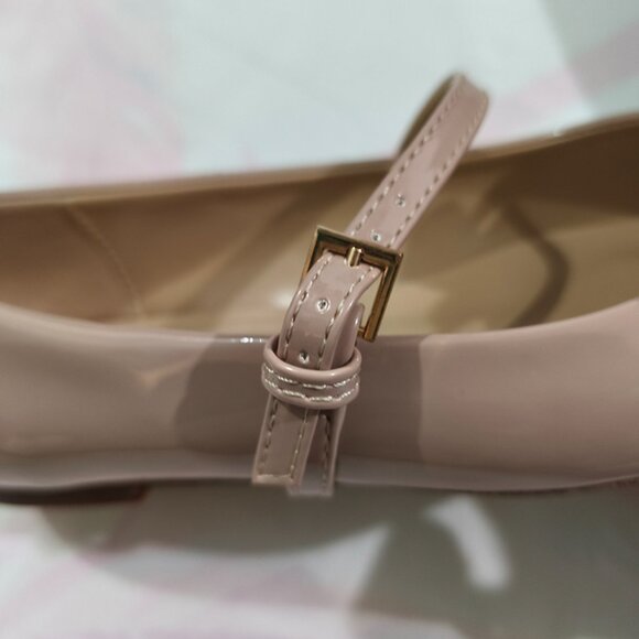 Valentino Light Nude Patent Leather Mary Jane Shoes - Picture 6 of 8